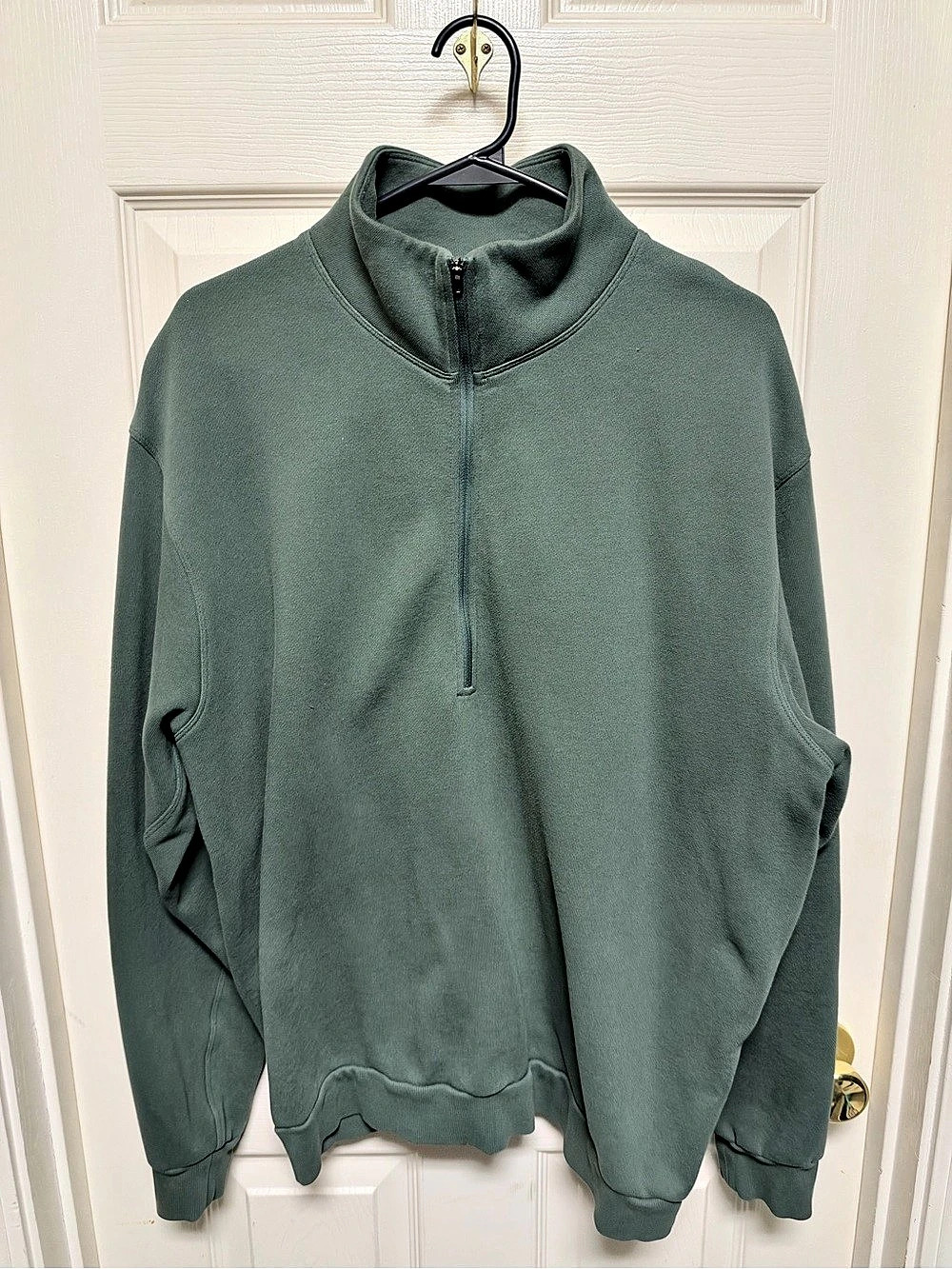 Lululemon Green Quarter-Zip Pullover